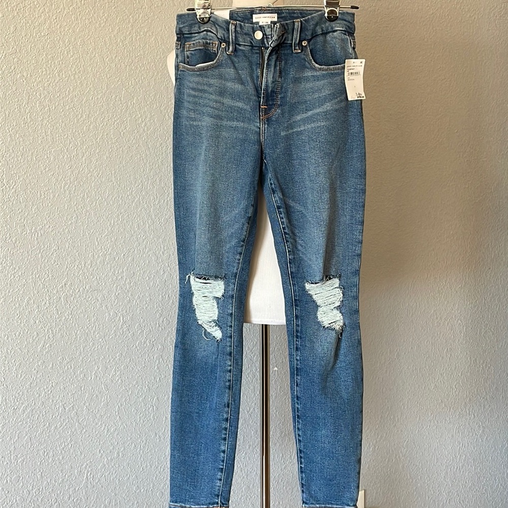 New Good American Good Leg Jeans women Sz 2